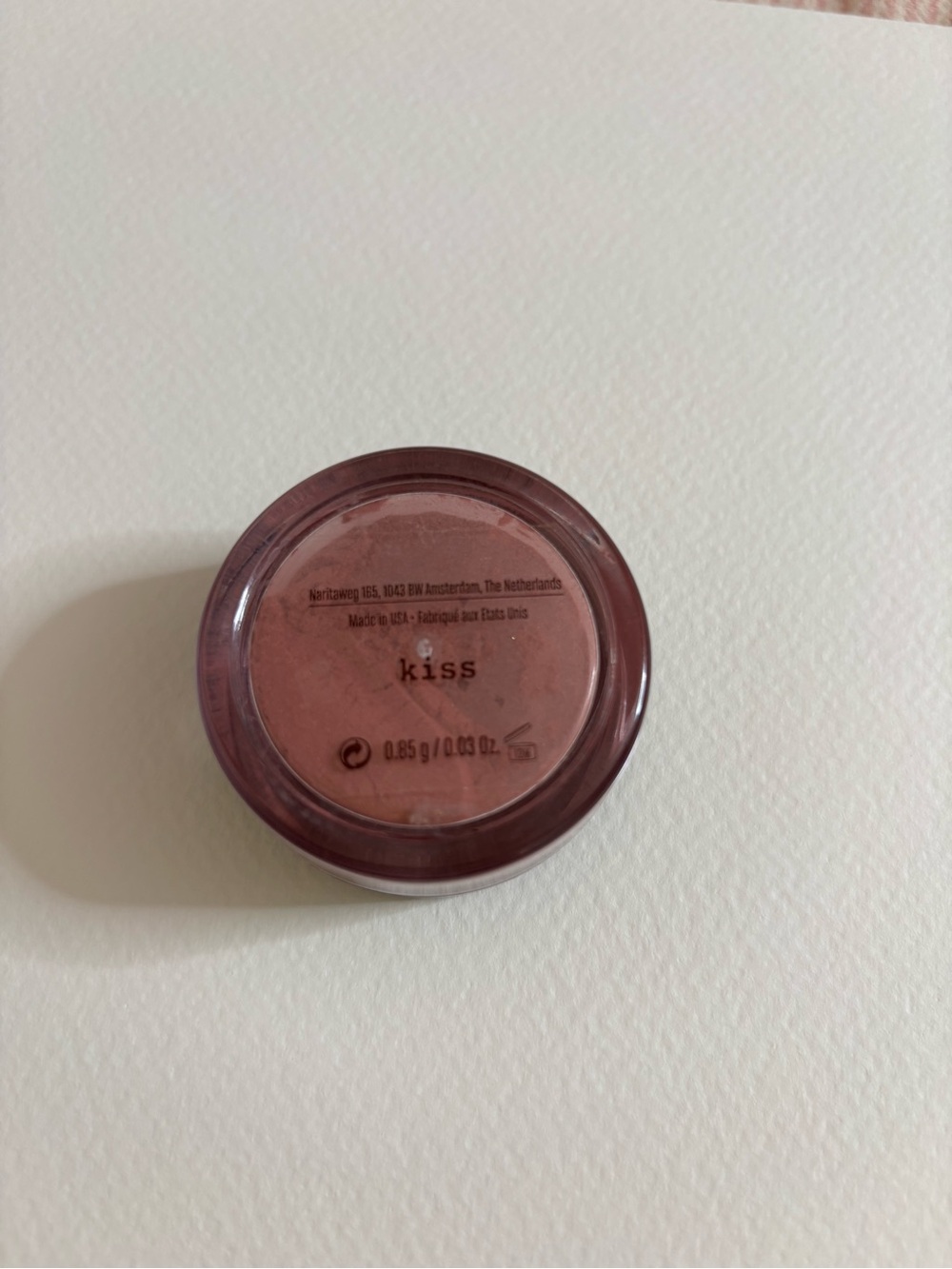 DISCONTINUED bareMinerals Loose Powder Blush in “Kiss”